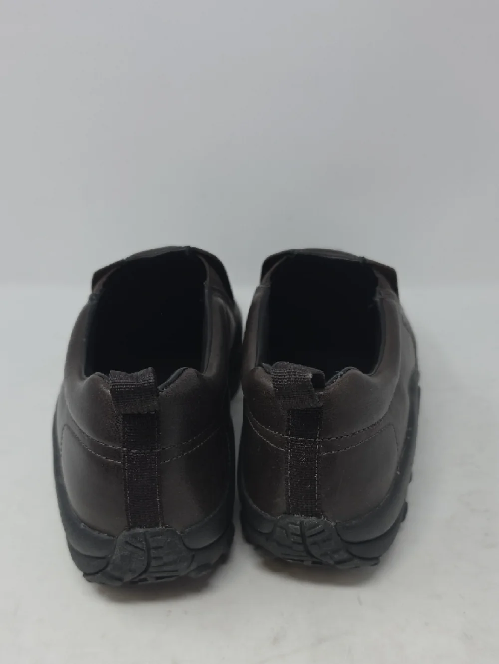 Merrell Men's Slip-On Loafers in Dark Brown Leather Size 12 - Picture 4 of 6